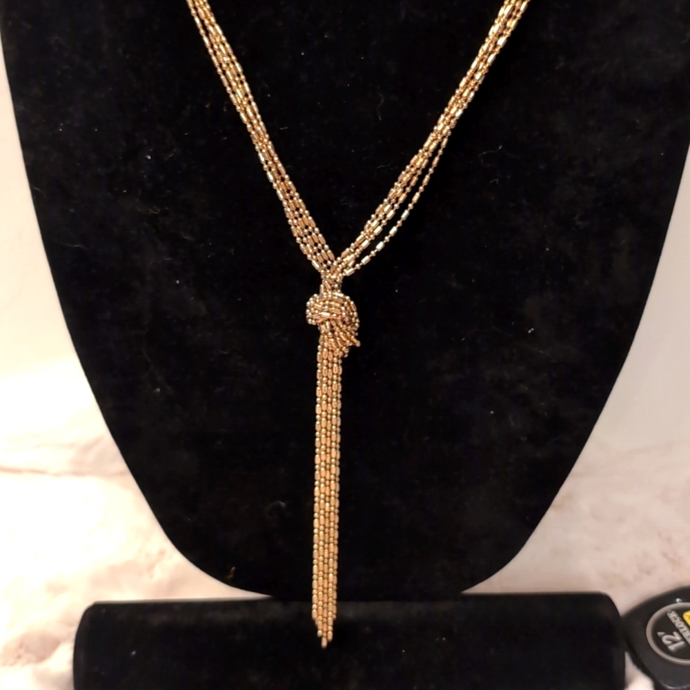 Joe Fresh| Gold Toned Multi Strand Statement Necklace